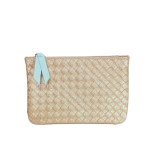 IPSY- Cosmetiquera Sencilla Dorada