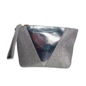 IPSY- Cosmetiquera Sencilla Plateada