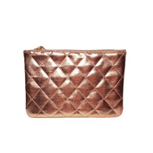 IPSY- Cosmetiquera Sensilla Dorado Cuadros