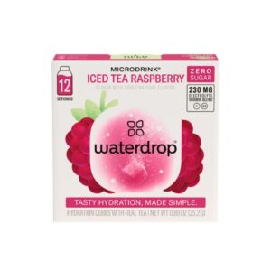 Waterdrop Microdrink Iced Tea Raspberry – Refrescante sabor frambuesa sin azúcar